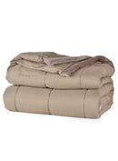Down-Alternative Quilt, Mink Binding, Microfiber Shell, Light Weight