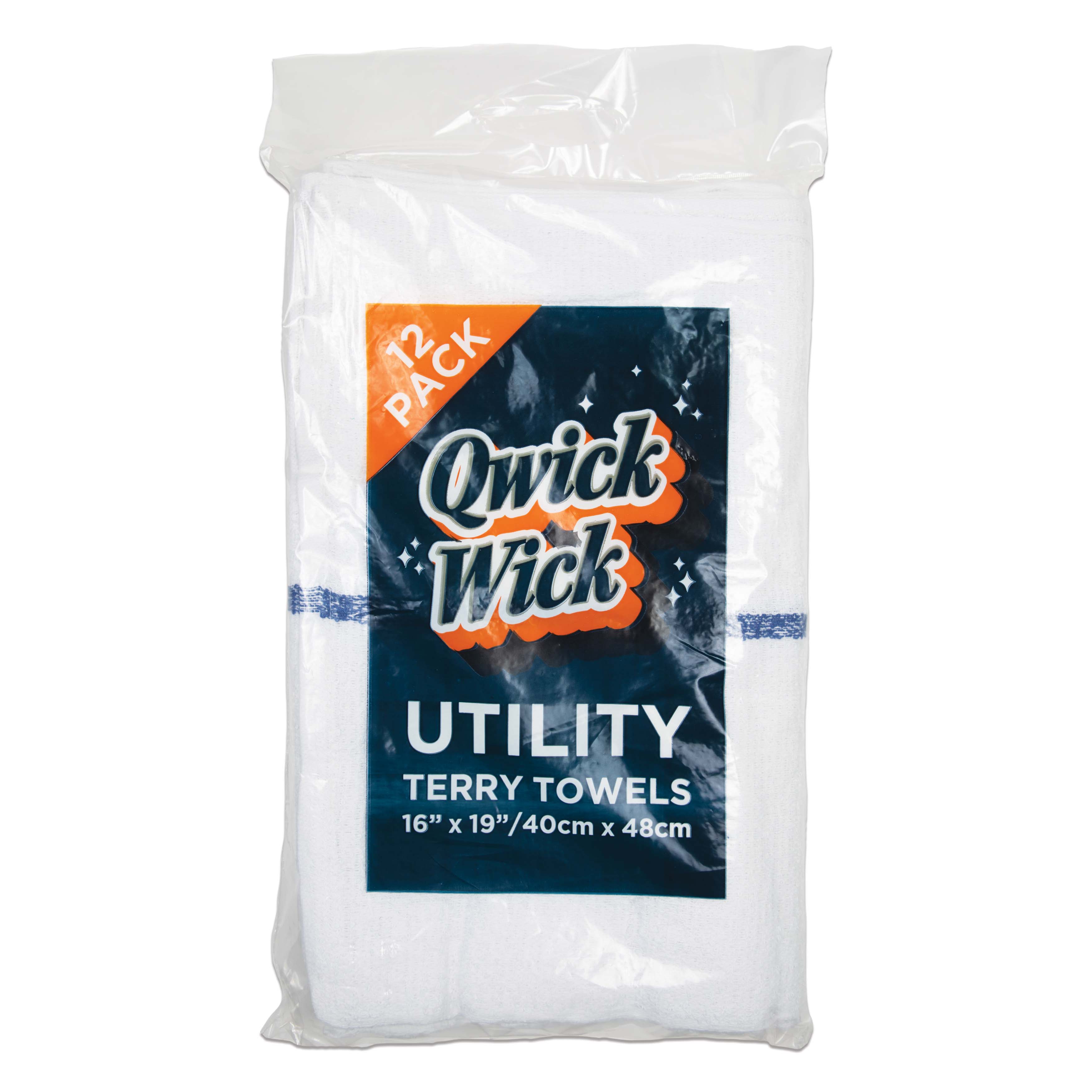 Qwick Wick Bar Mop 16"x19" 100% Cotton Terry Towels