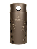 Nature Series Bamboo Recycle Unit, Steel, 33 Gal. Bronze