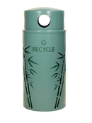 Nature Series Bamboo Recycle Unit, Steel, 33 Gal. Malachite