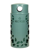 Nature Series Leaves Recycle Unit, Steel, 33 Gal. Malachite