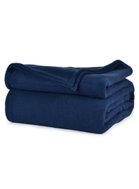 Microloft Fleece Blanket, Plain, Light Weight