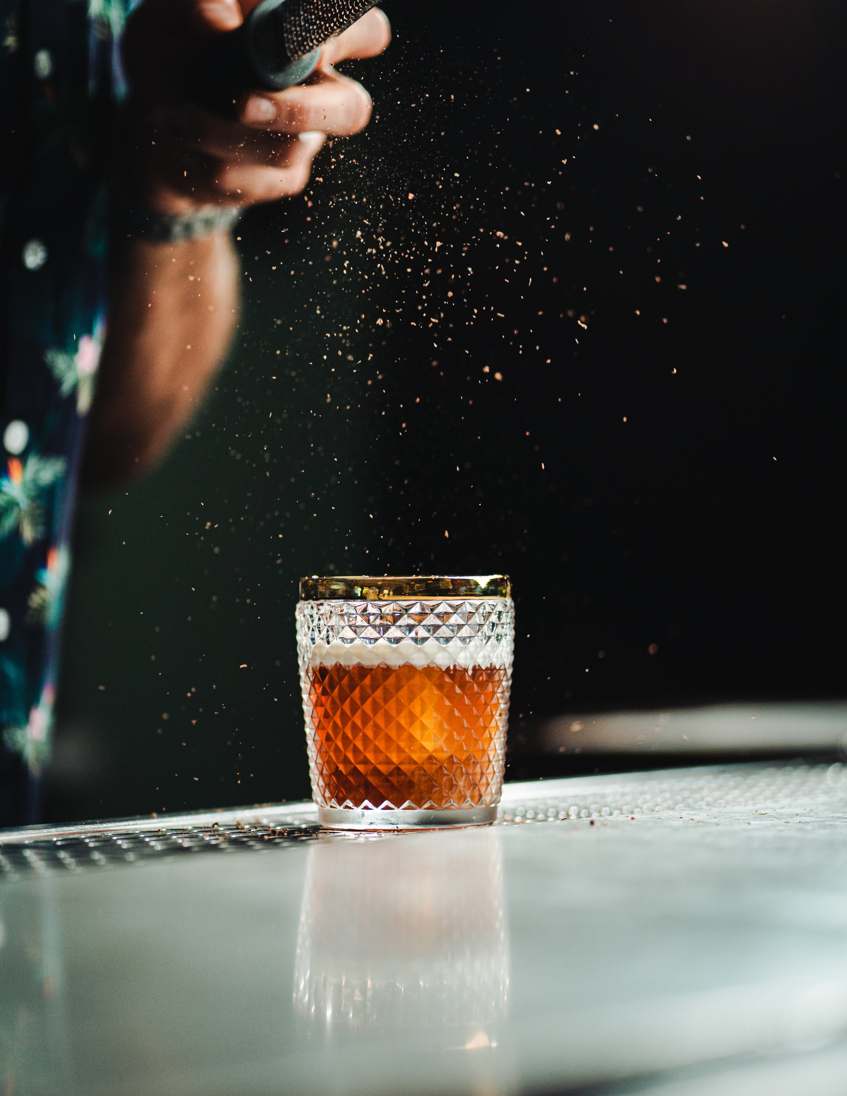 Nomad 12oz Gold Rim Double Old Fashioned