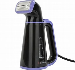 Portable Handheld Garment Steamer, Auto Shut-Off, Black/Purple