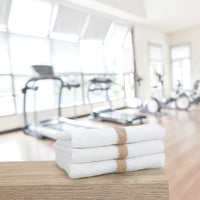 Power Gym Hand Towels 16"x27" 3# 12/S Open End Yarn