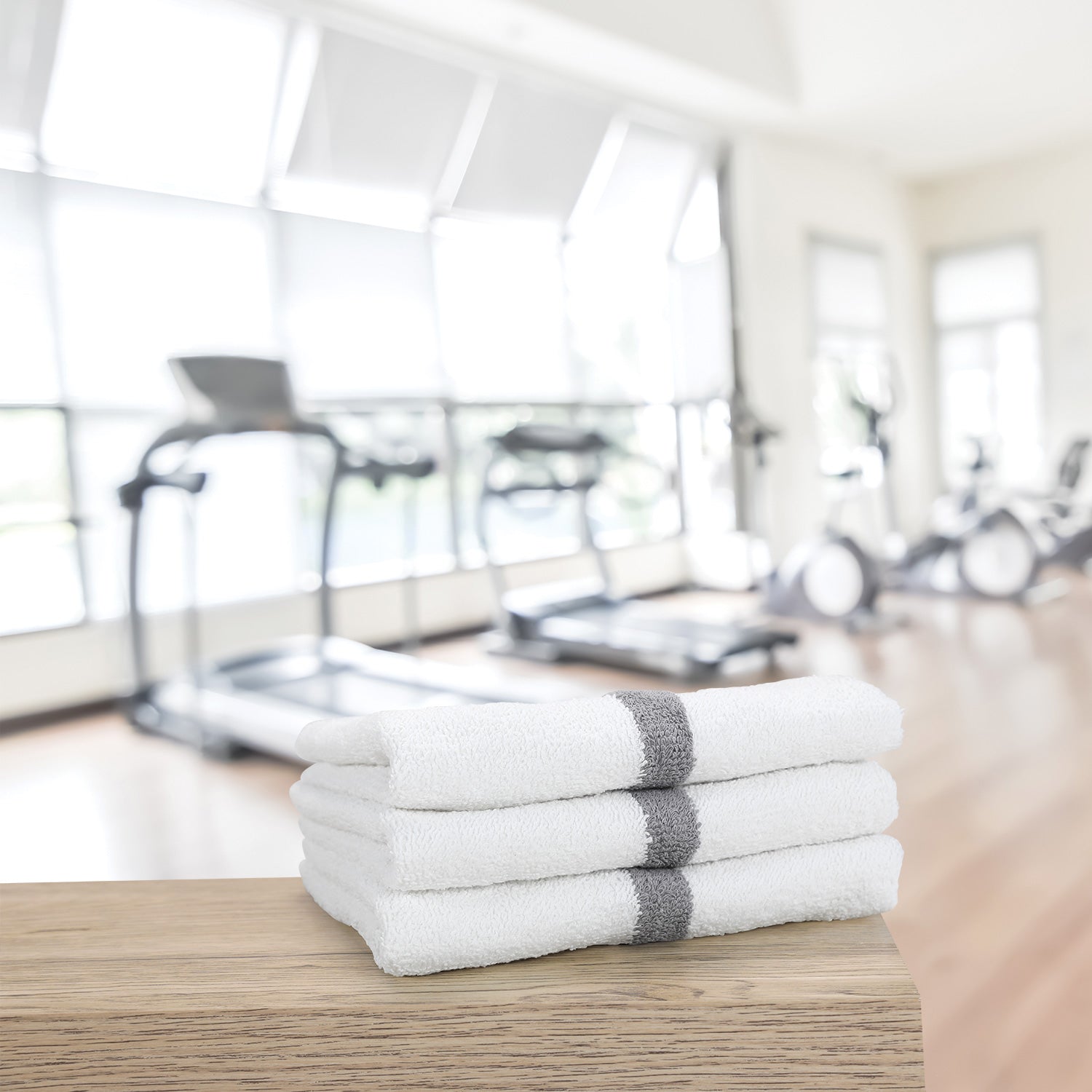 Power Gym Hand Towels 16"x27" 3# 12/S Open End Yarn