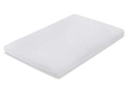 100% Cotton Fitted Sheet for Playard/Mini/Portable Crib Mattress, White