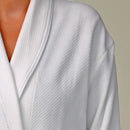 Lightweight Knitted Modal Waffle Shawl Bathrobe
