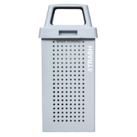 Outdoor Kaleidoscope Collection 36-Gal Recycle Receptacle In Hammered Grey Gloss