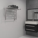 Radiant Heated Towel Rack, Angle Shelf
