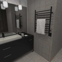 Heated Towel Rack, 1-2 Towels