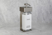 SOLera Satin Silver w Rectangular Bottles