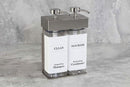 SOLera Satin Silver w Rectangular Bottles