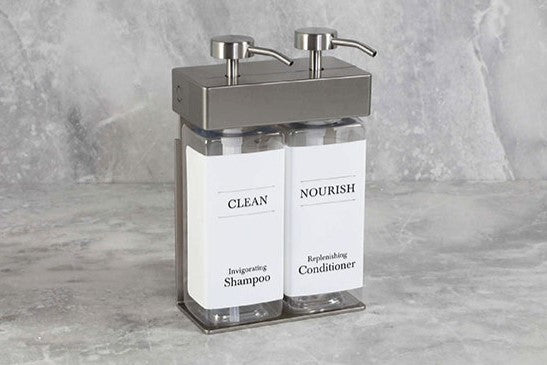 SOLera Satin Silver w Rectangular Bottles