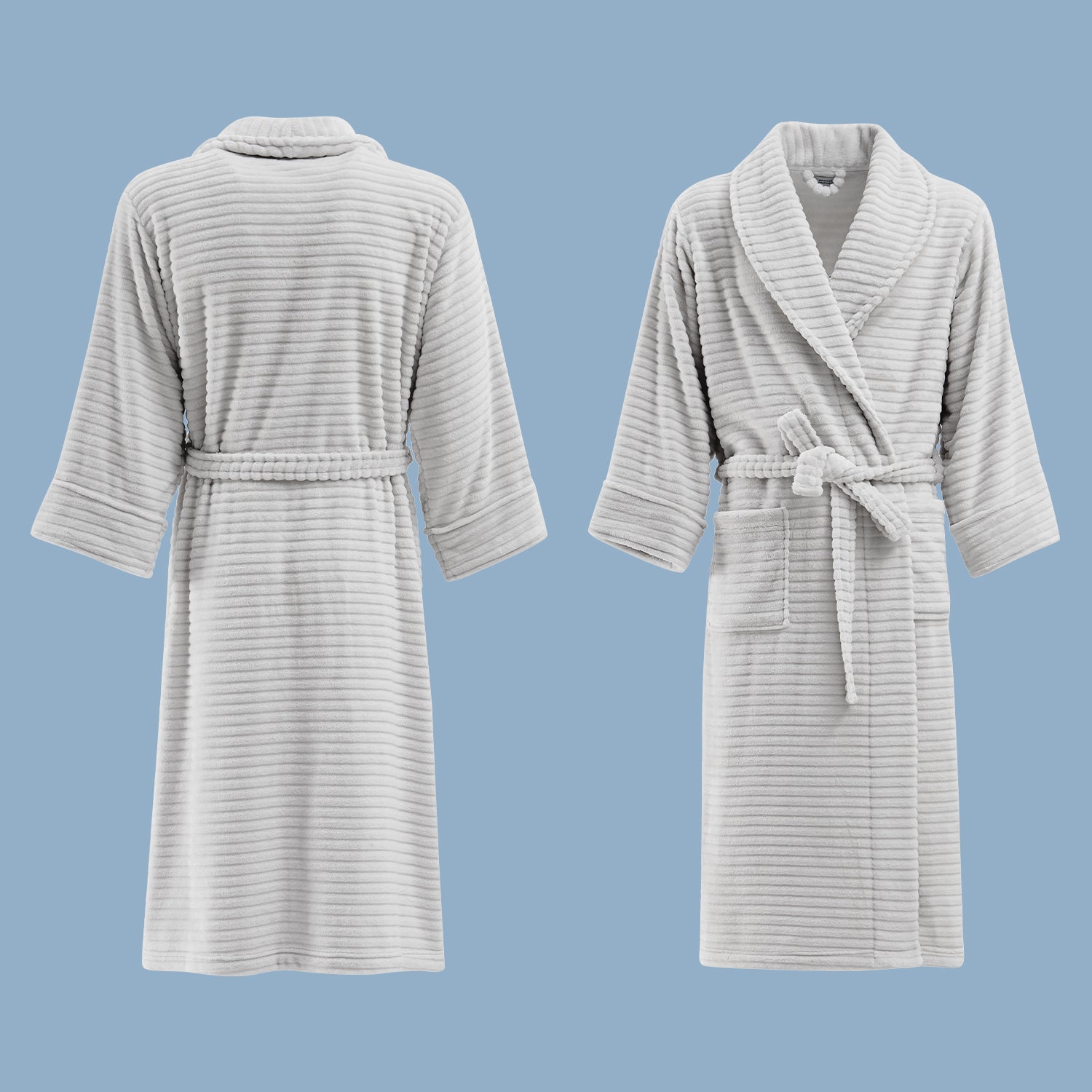 Ribbed VelvetLoft Bathrobe