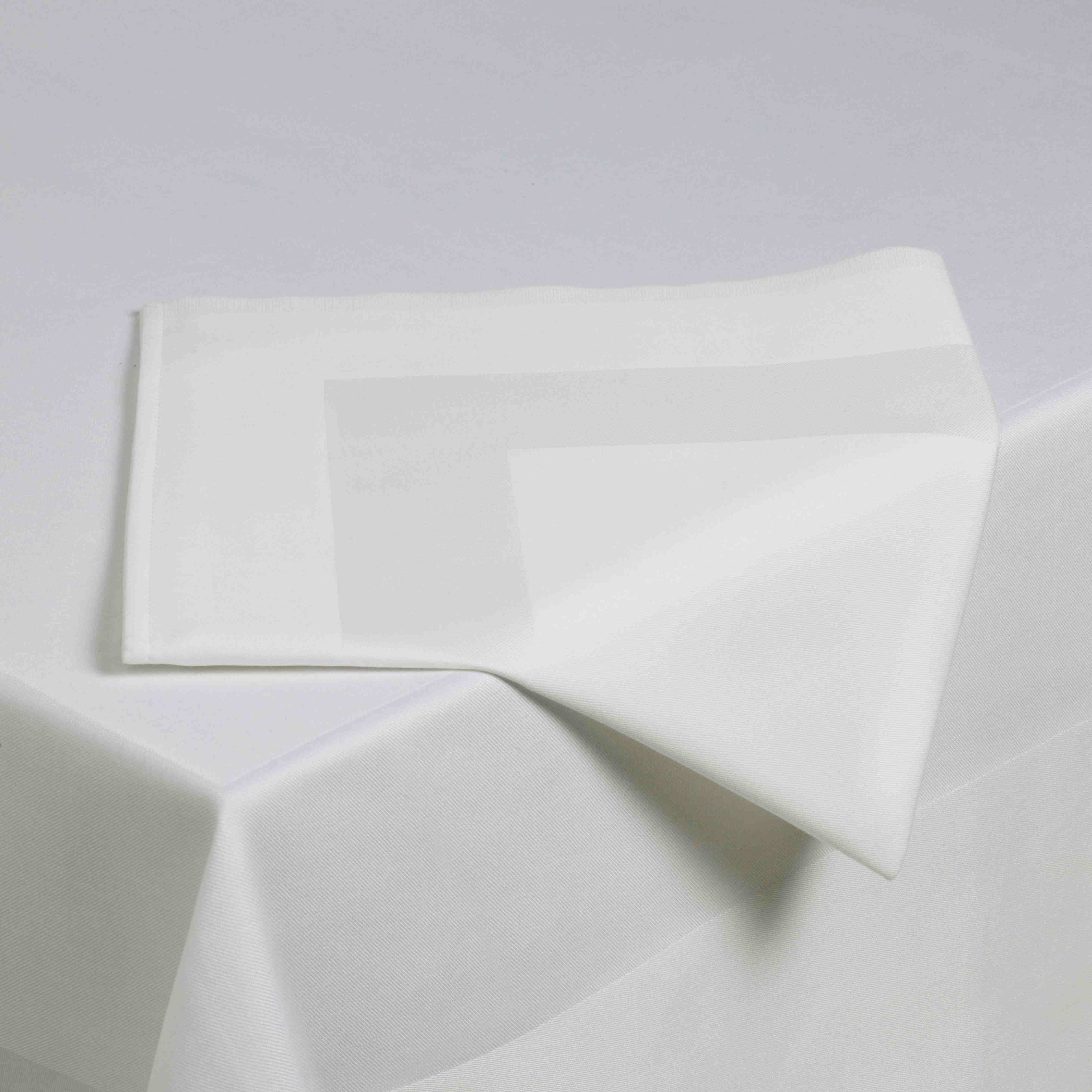 Satin Band Napkin 100% ELS Cotton Hemmed