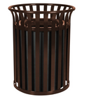 Receptacle, Steel, 37 Gal. Coffee Gloss