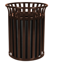 Receptacle, Steel, 37 Gal. Coffee Gloss