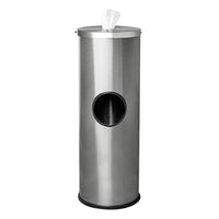 Wipe Dispenser Sanitizing Station, Stainless Steel, 3 Gal. SS