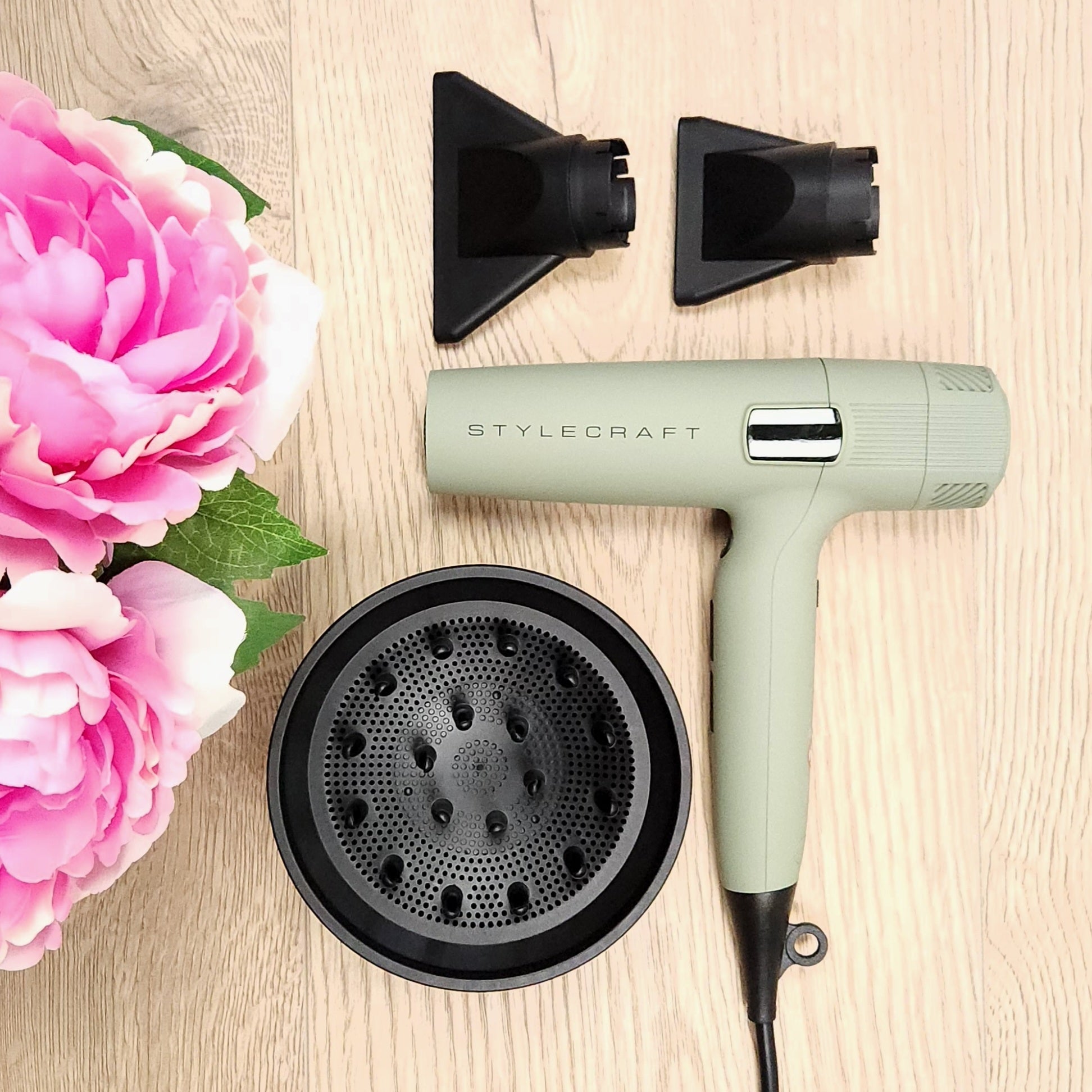 StyleCraft Sage Professional Lightweight Hair Dryer with Advanced Ion Technology, 1600 Watt
