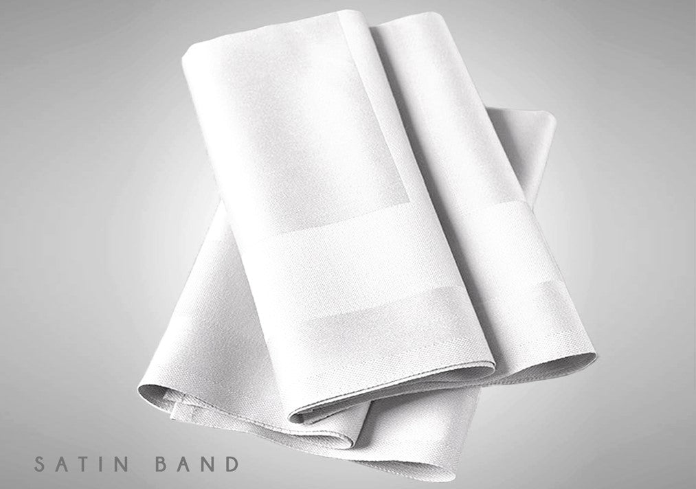 Standard Satin Band Napkin 55% Cotton / 45% Polyester