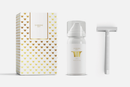 Custom Shaving Kits with Shaving Cream Can, Made in Italy