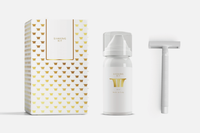 Custom Shaving Kits with Shaving Cream Can, Made in Italy