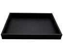 Serving Tray, 12"x17", Faux Leather & Wood