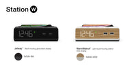 Station W - Alarm Clock, Qi Wireless Charging Pad, USB-C and USB-A
