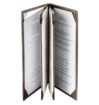 Super-Premium Menu Cover, Faux Leather, Multiple Sizes