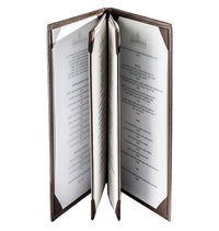 Super-Premium Menu Cover, Faux Leather, Multiple Sizes