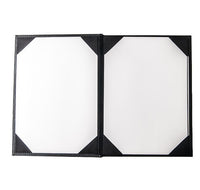 Super-Premium Menu Cover, Faux Leather, Multiple Sizes