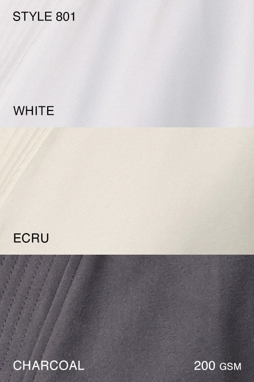 Basic Chamois Microfiber Kimono Bathrobe