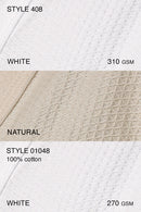 Heavyweight Diamond Waffle Kimono Bathrobe