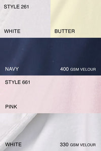 Basic Velour Terry Kimono Bathrobe