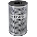 Waste Receptacle, Stainless Steel, 33 Gal. SS W/BLX Lid