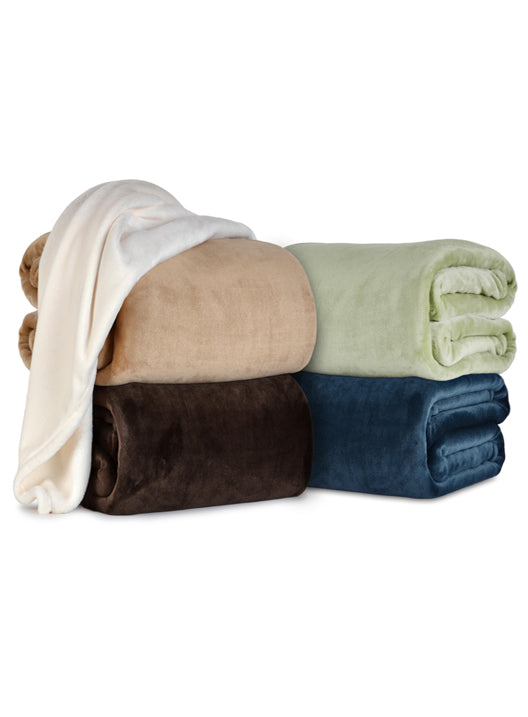 Velvetloft® Luxury Fleece Blanket, Medium Weight