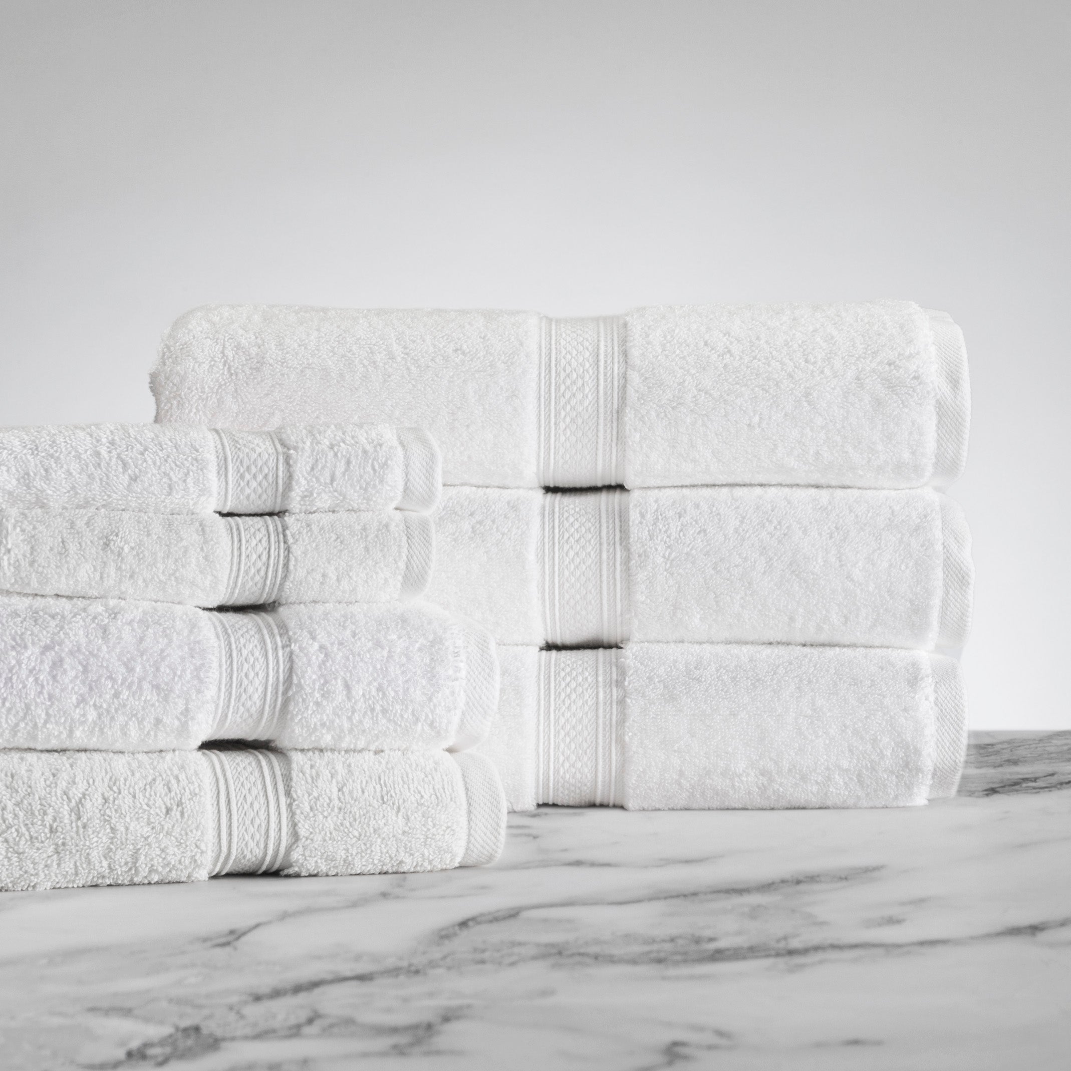 Vicenza 100% Long-Staple Combed Cotton, Decorative Dobby