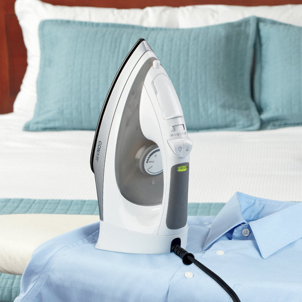 Conair®  Compact Full Feature Iron, White