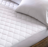 Matrex Green Mattress Pad - T250 60% Organic Cotton/40% Recycled Polyester face and back, EcoPure Fill 5 oz/yd sq, Channel Quilt, Cotton/Poly skirt fits up to 18" mattress, TrueFit Hem Threads indicate size.