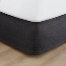 Westbrook Fitted Bed Skirt, Caviar
