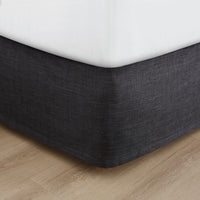 Westbrook Fitted Bed Skirt, Caviar