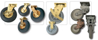 Left: 8" pneumatic wheel
Middle: 6" hard wheel
Right: 6" hard wheel with shocks