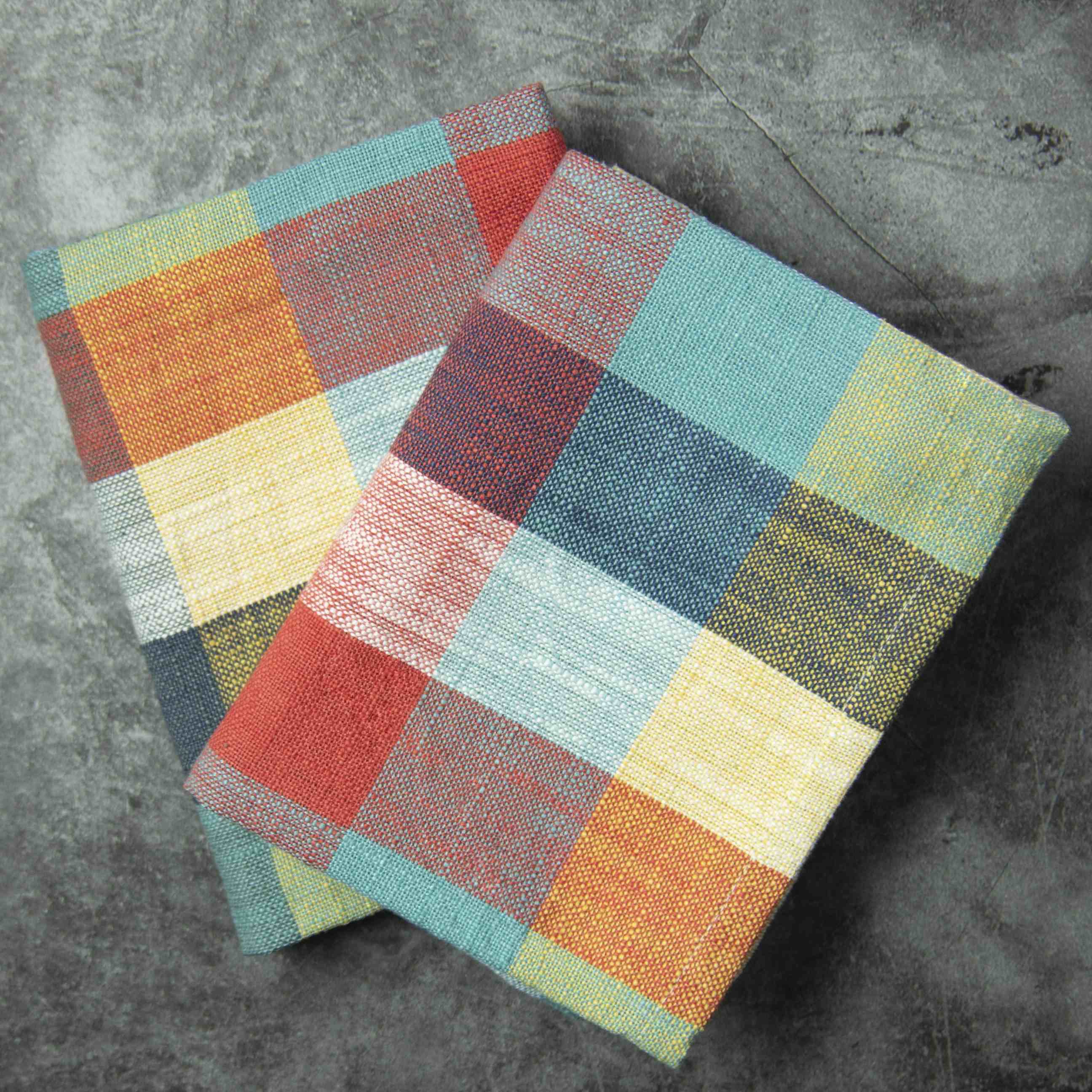 Yukon Napkin 22"x23" 100% Cotton, Vat-Dyed, Multicolor Checks