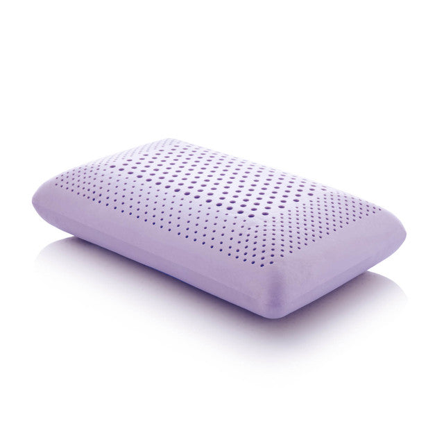 Lavender Aromatherapy Memory Foam Pillow, 6" Loft, Purple
