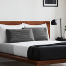 Bamboo Charcoal-Infused Memory Foam Pillow, 6" Loft, Black