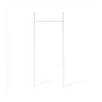 Anywhere Rod Rem 36-66 White