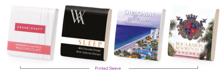 Petite Belgian chocolate thin 1.25", customizable wrapper, foil or sleeve