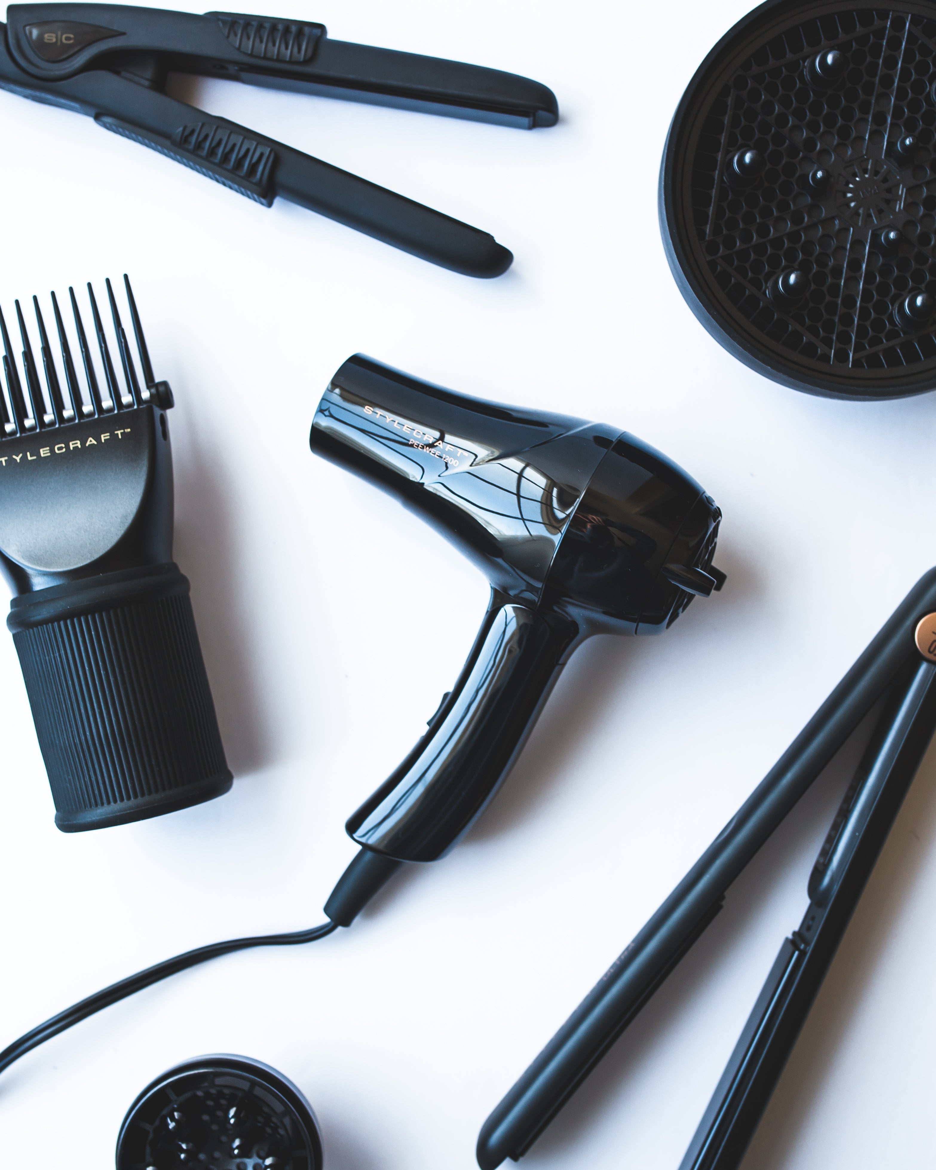 Peewee Professional Compact Folding Hair Dryer, Supercharged Micro Motor, 1000 Watt