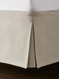 Open Pleat Bed Skirt with Velcro